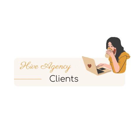 Assistante Virtuelle Sticker by Hive Agency