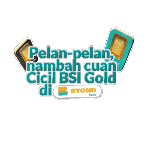 Emas Sticker by Bank Syariah Indonesia