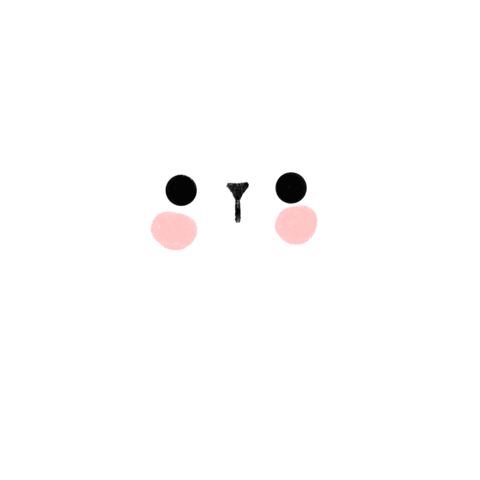 White Cat Wow Sticker by La Griffe de Maho