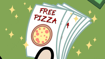 Pizza Sparkles GIF by Rooster Teeth