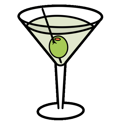 Happy Hour Cocktail Sticker