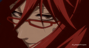 black butler grell GIF by Funimation
