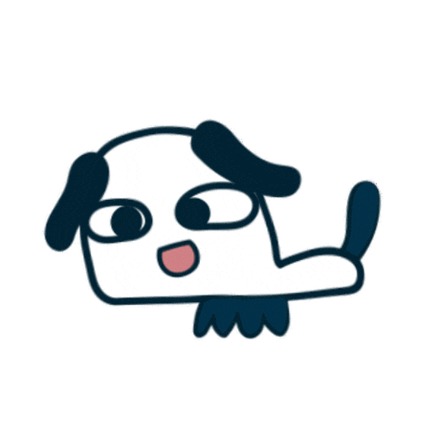 Dog Panic Sticker