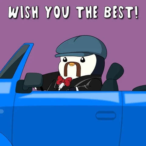 Good Bye GIF by Pudgy Penguins