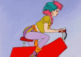 jem and the holograms exercise GIF