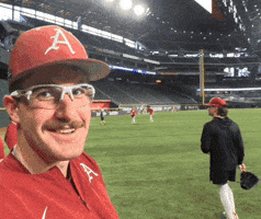 Arkansas Baseball GIF by Hogs+