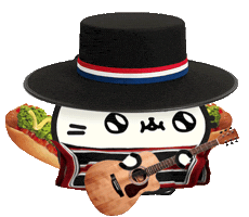 Guitar Fiesta Sticker