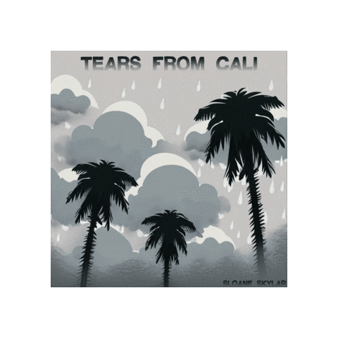Tears Cali Sticker by Sloane Skylar