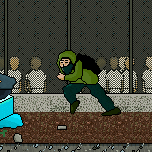 Video Game Running GIF