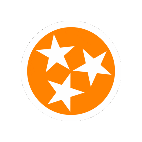 Tennessee Volunteers Star Sticker by Tennessee Athletics