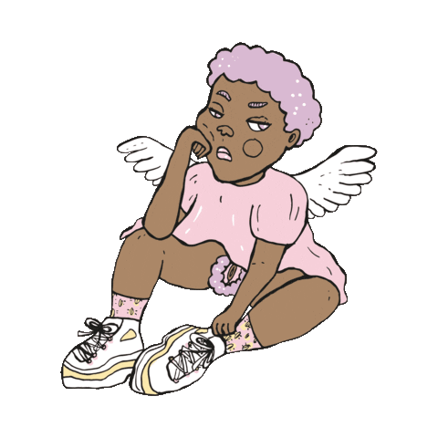 Tympeättytöt Sticker by Makia