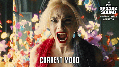 Harley Quinn Current Mood GIF by The Suicide Squad - Find & Share on GIPHY