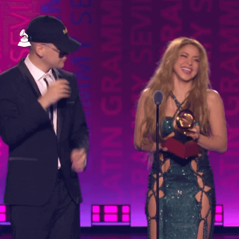 Shakira Award GIF by Latin GRAMMYs
