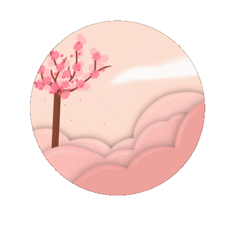Pink Flowers Sticker