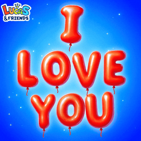 I Love Ya GIF by Lucas and Friends by RV AppStudios