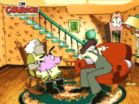 Courage The Cowardly Dog Freaky Fred Gif Freaky Fred Courage The