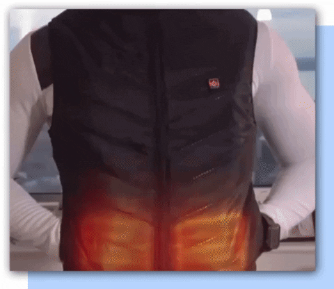 Heated Vest for Men and Women heated jacket battery Heated Jacket Warm Coat  - Byily