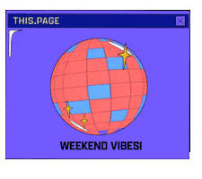Weekend Vibes Sticker by This Page Amsterdam