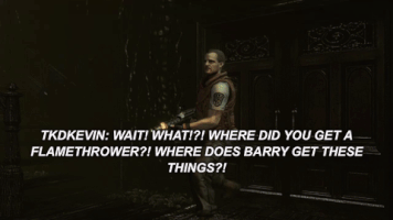tkdkevin087 resident evil remake barry burton GIF