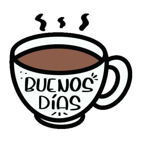 Good Morning Cafe Sticker