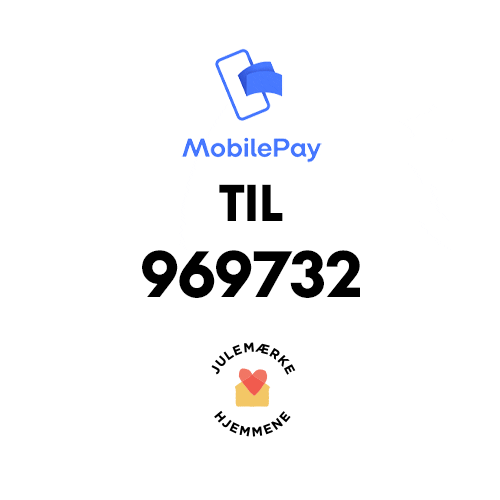 julemaerket hjemmet Sticker