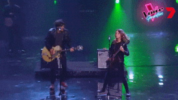 Rock And Roll Guitar GIF by The Voice Australia