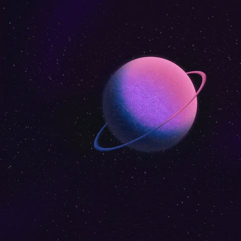 Planet Space Ship GIF
