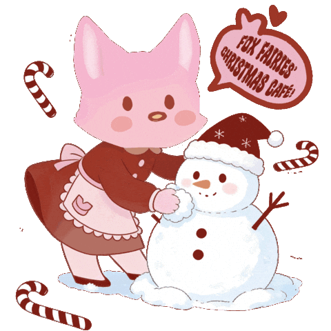 Christmas Coffee Sticker by Fox Fairies Malaysia
