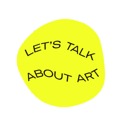 Talk About Art Sticker by Amos Rex