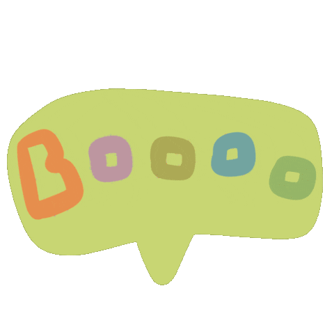 Halloween Boo Sticker