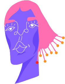 Girl Pink Sticker by SZR