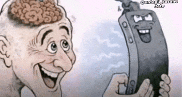 Brain Bad Phone GIF