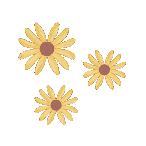 Flower Orange Sticker