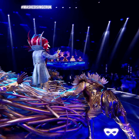 Performance Robin GIF by The Masked Singer UK