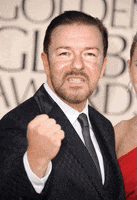 ricky gervais deal with it GIF