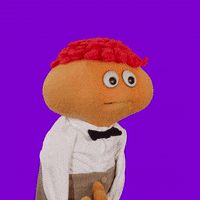 Valentines Day Puppet GIF by Gerbert!