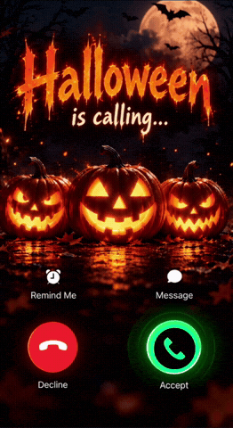 Halloween Calling GIF