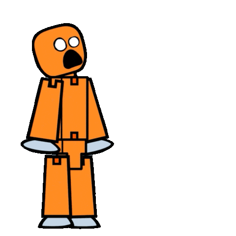 No Way Wow Sticker by StikBot