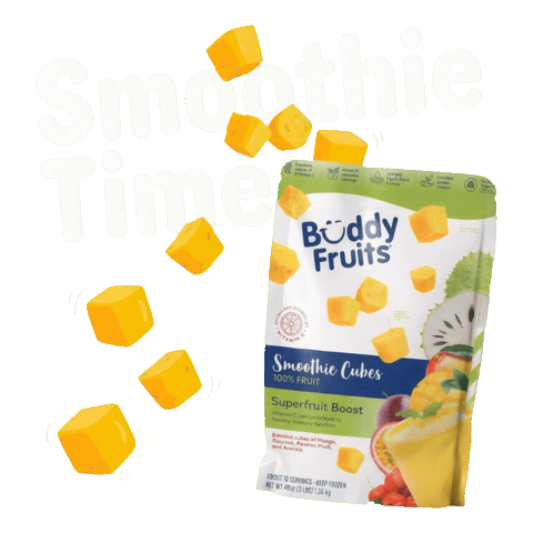 Smoothie Sticker by Buddy Fruits