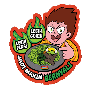 Comeback Greenflag Sticker by Rumah Indofood