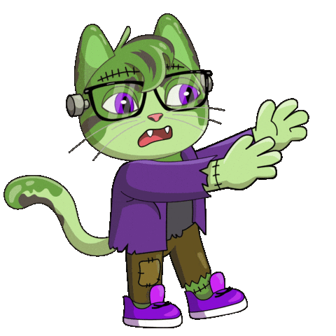 Halloween Zombie Sticker