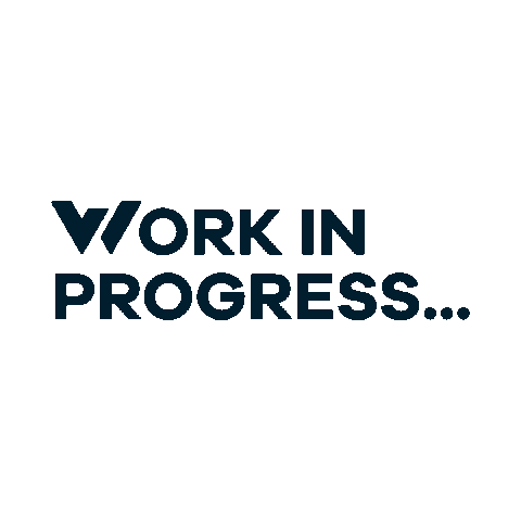 Work In Progress Sticker by waresix