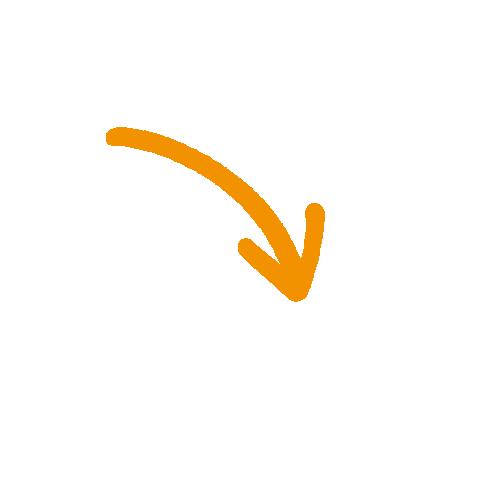 Freccia Arancio Sticker by TreCuori