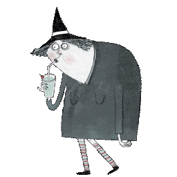 Halloween Witch Sticker