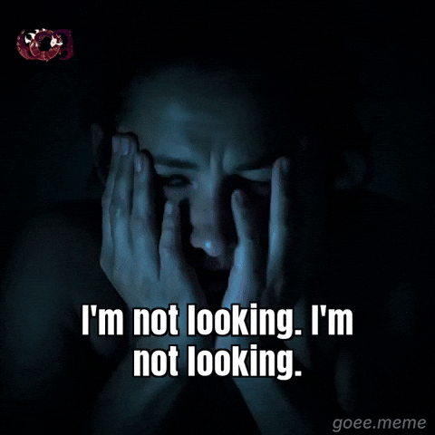 Scared Loss GIF by Goeememe