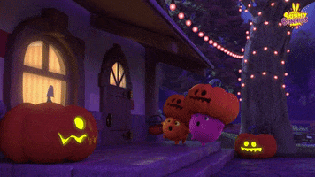 Trick Or Treat Oops GIF by Sunny Bunnies