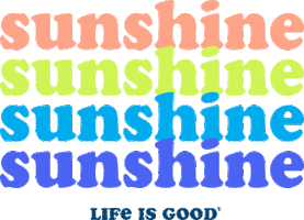 Rainbow Sunshine Sticker by Life is Good
