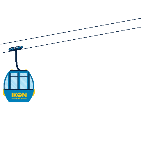 Cable Car Icon Sticker by ikonpass