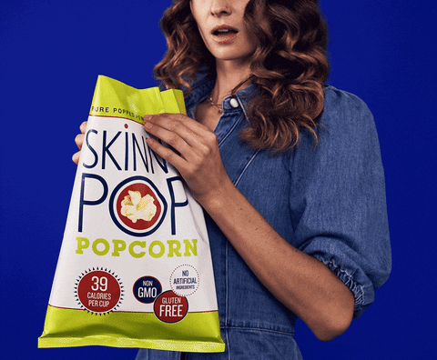 Pop Popcorn GIF by SkinnyPop - Find & Share on GIPHY