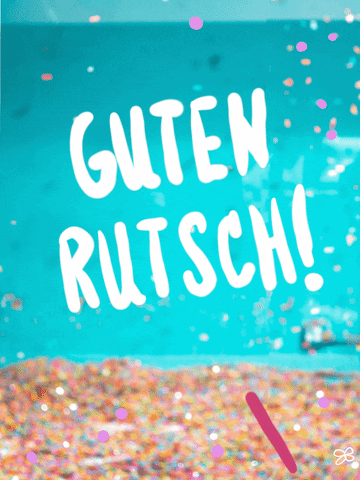 Guten Rutsch New Year GIF by yvoscholz